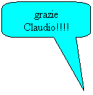 Fumetto 2: grazie Claudio!!!!